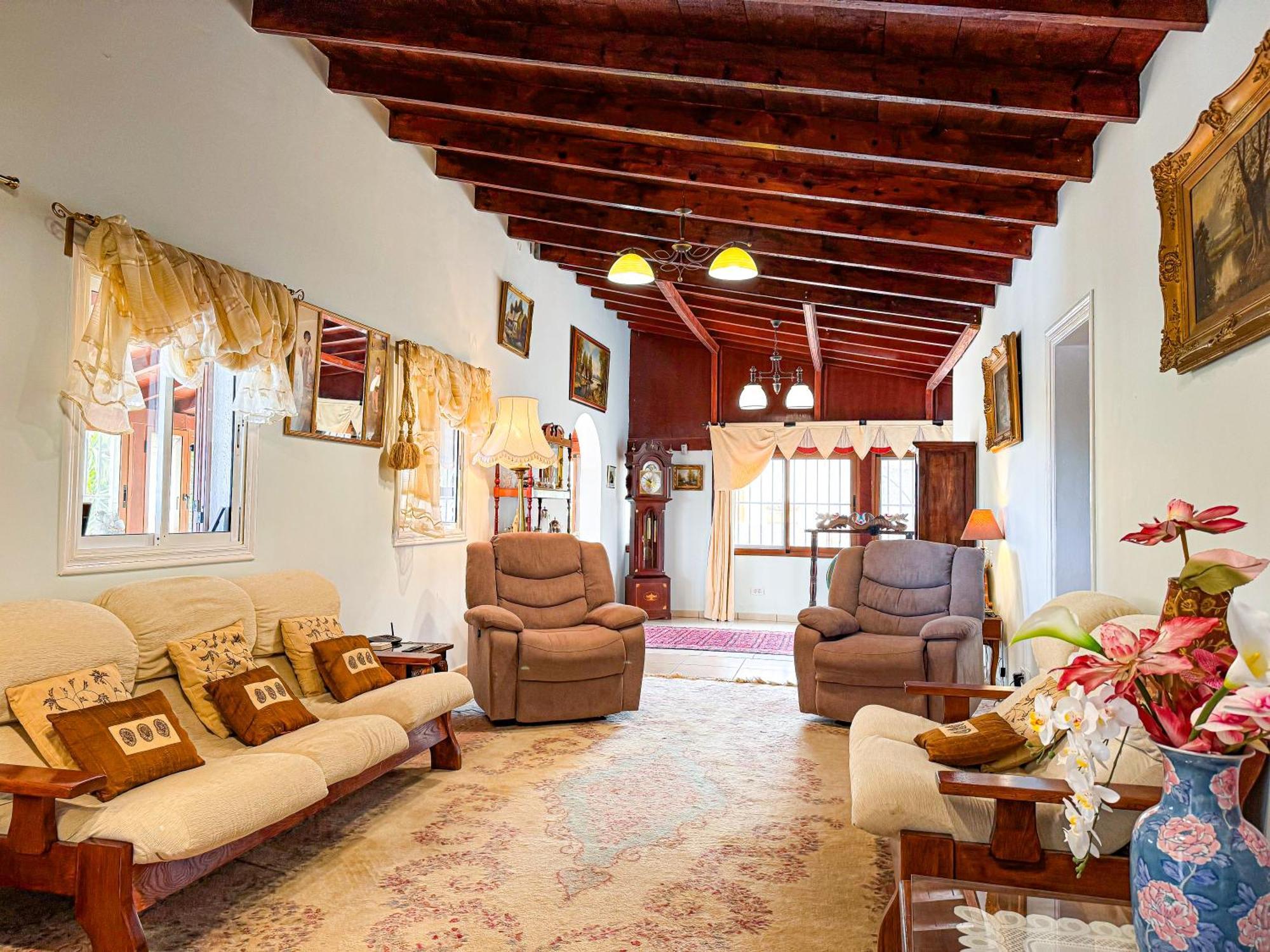 Villa Exquisite Rural House With Garden, Pool And Sea Views Arico Viejo Exterior foto