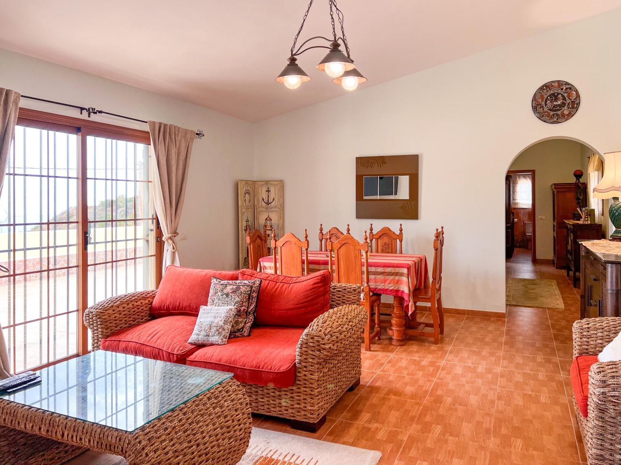 Villa Exquisite Rural House With Garden, Pool And Sea Views Arico Viejo Exterior foto