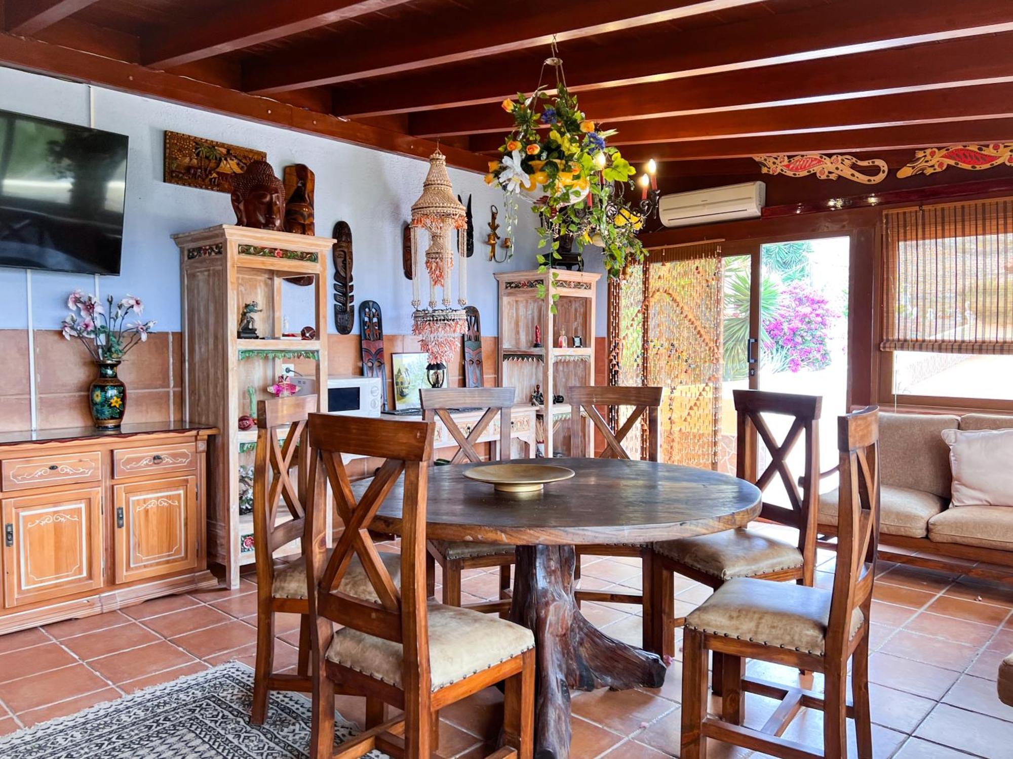 Villa Exquisite Rural House With Garden, Pool And Sea Views Arico Viejo Exterior foto