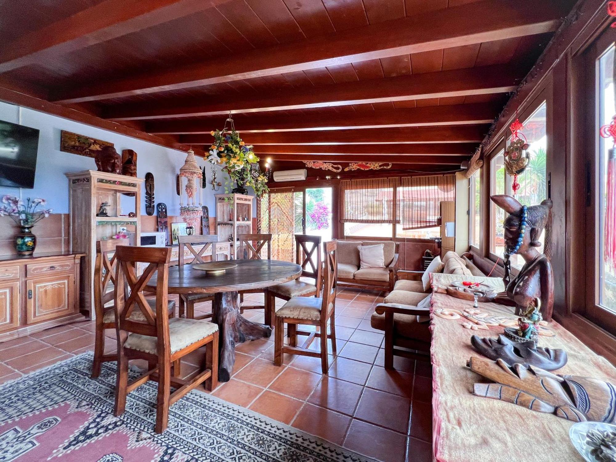 Villa Exquisite Rural House With Garden, Pool And Sea Views Arico Viejo Exterior foto